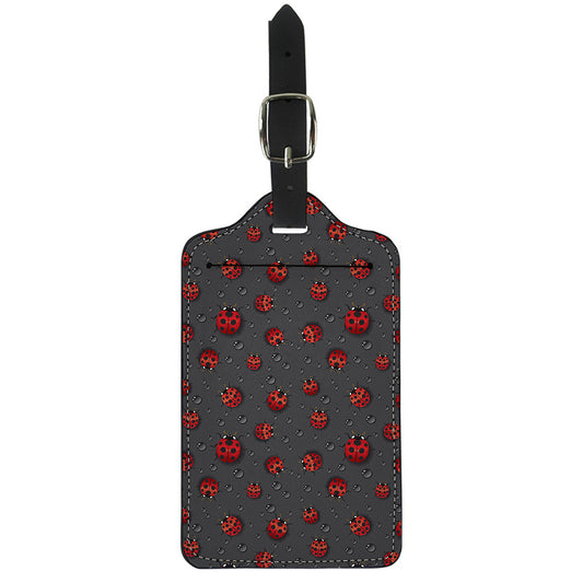 Little Ladybird Pattern Print Luggage Tag
