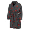 Little Ladybird Pattern Print Men's Bathrobe