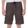 Little Ladybird Pattern Print Men's Beach Shorts