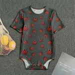 Little Ladybird Pattern Print Men's Bodysuit