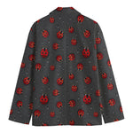 Little Ladybird Pattern Print Men's Cotton Blazer