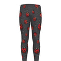 Little Ladybird Pattern Print Men's Leggings
