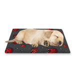 Little Ladybird Pattern Print Pet Cooling Mat Cover