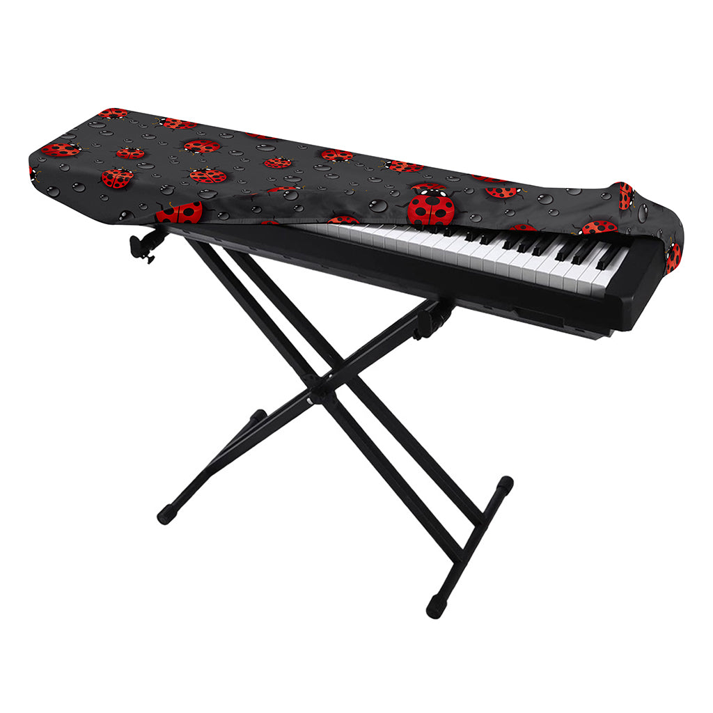 Little Ladybird Pattern Print Piano Keyboard Cover