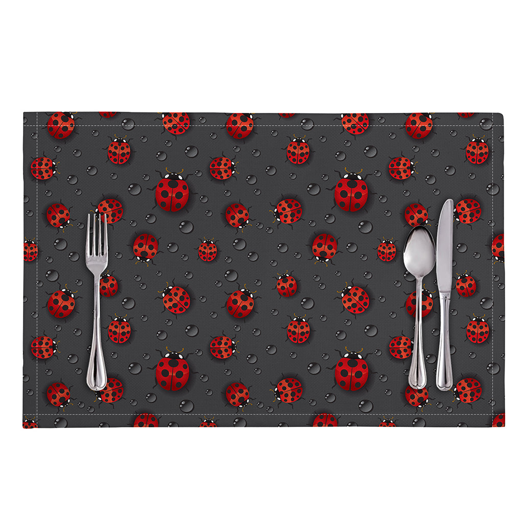 Little Ladybird Pattern Print Placemat