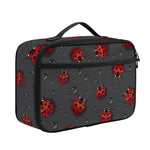 Little Ladybird Pattern Print Portable Lunch Bag