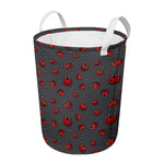 Little Ladybird Pattern Print Round Laundry Basket