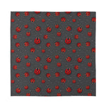 Little Ladybird Pattern Print Silk Bandana