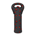 Little Ladybird Pattern Print Single Neoprene Wine Tote