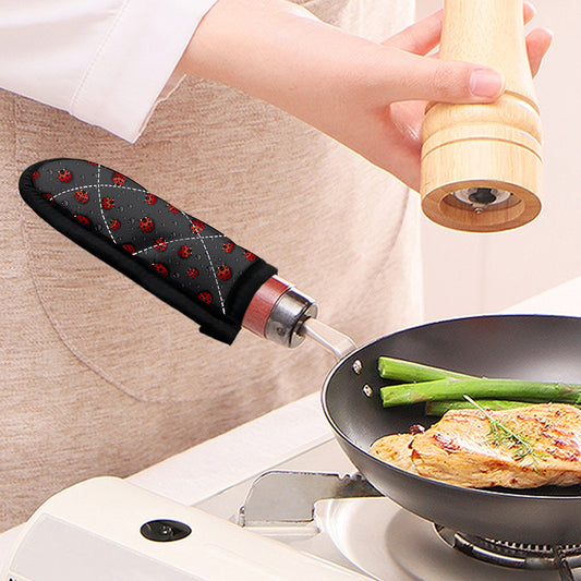 Little Ladybird Pattern Print Skillet Handle Cover