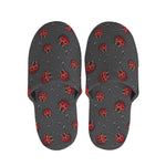 Little Ladybird Pattern Print Slippers