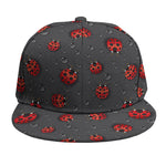Little Ladybird Pattern Print Snapback Cap