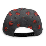 Little Ladybird Pattern Print Snapback Cap