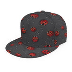 Little Ladybird Pattern Print Snapback Cap