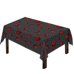 Little Ladybird Pattern Print Tablecloth