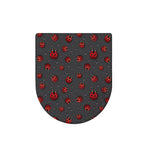Little Ladybird Pattern Print Toilet Lid Cover
