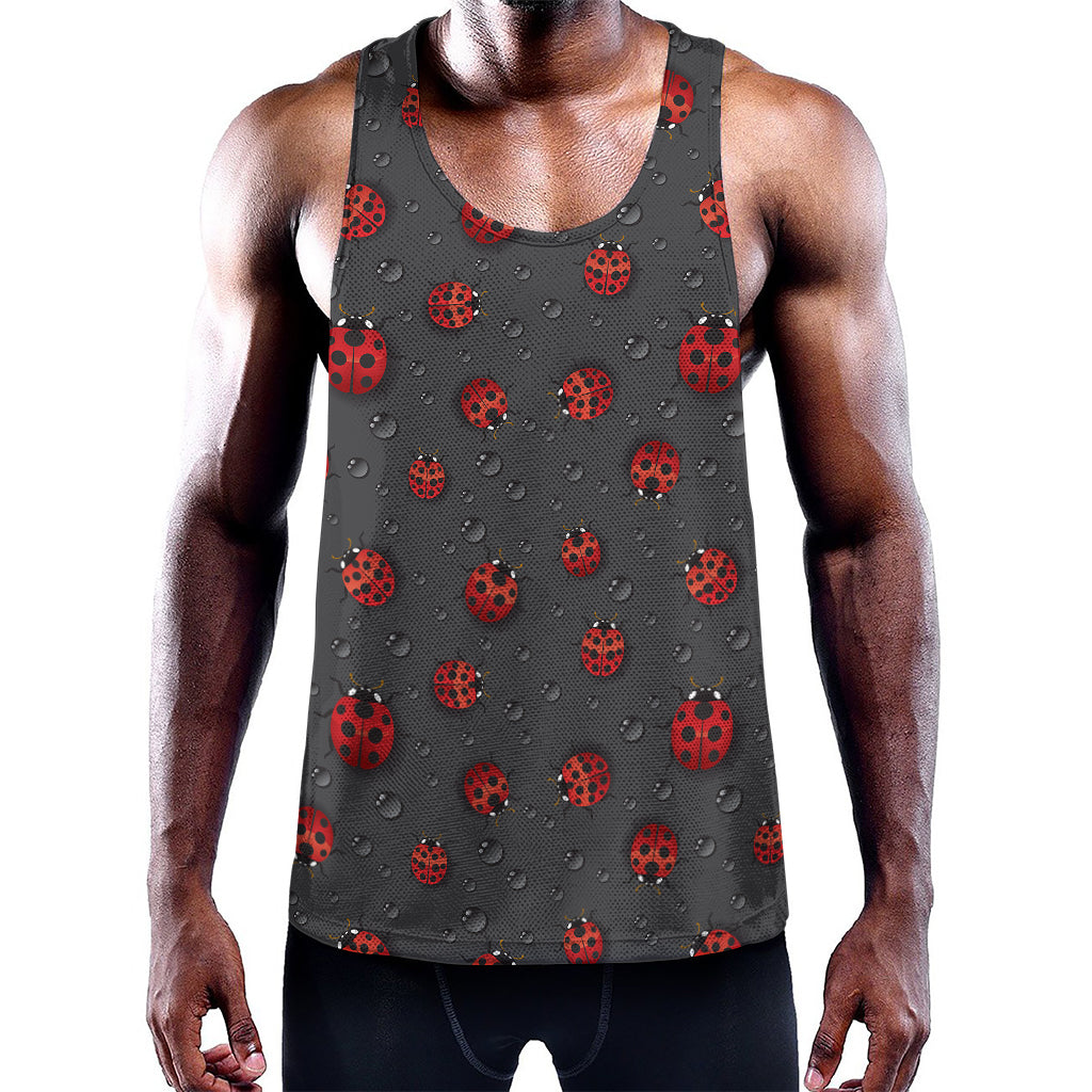 Little Ladybird Pattern Print Training Tank Top