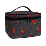 Little Ladybird Pattern Print Travel Makeup Bag