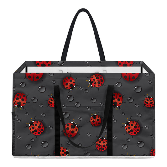 Little Ladybird Pattern Print Utility Tote Bag