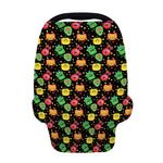 Little Monster Pattern Print Baby Seat Cover