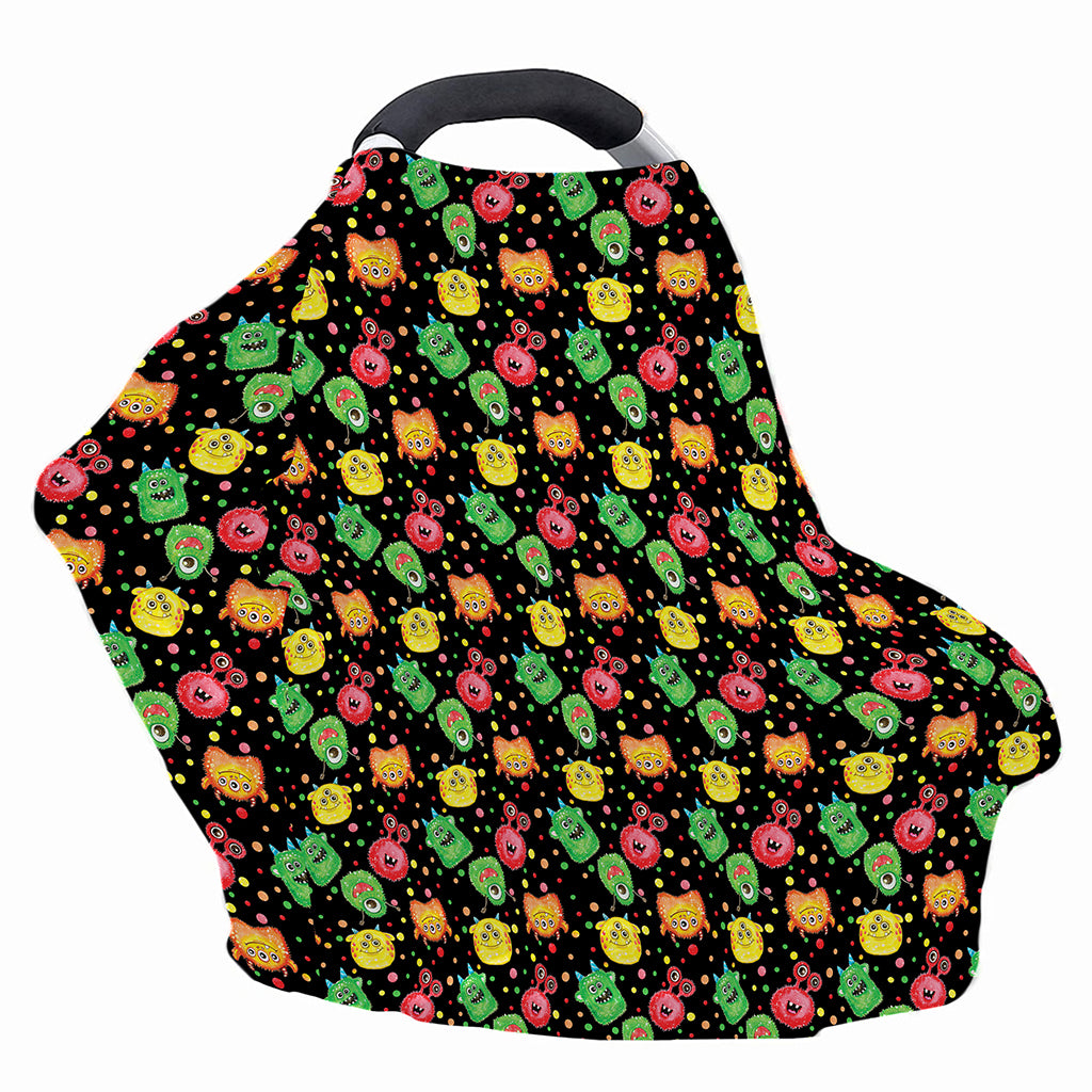 Little Monster Pattern Print Baby Seat Cover