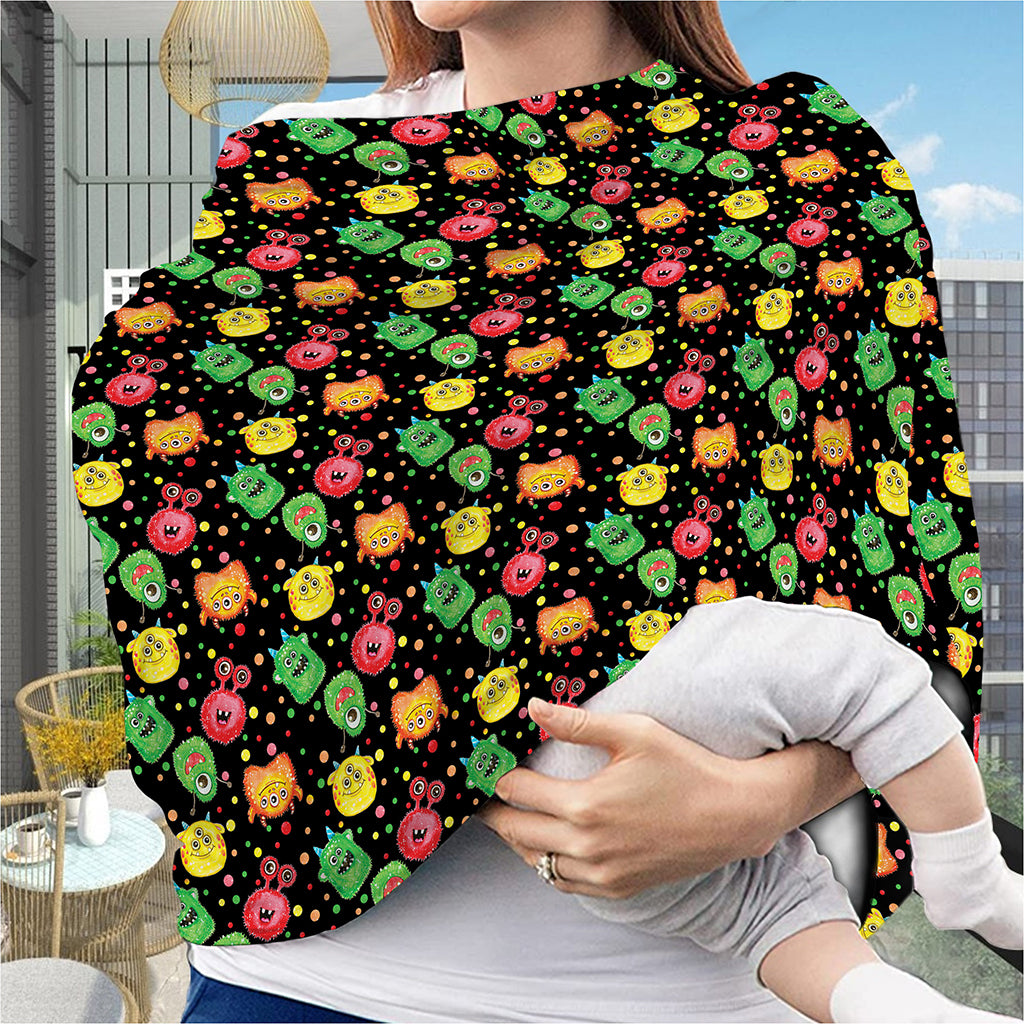 Little Monster Pattern Print Baby Seat Cover