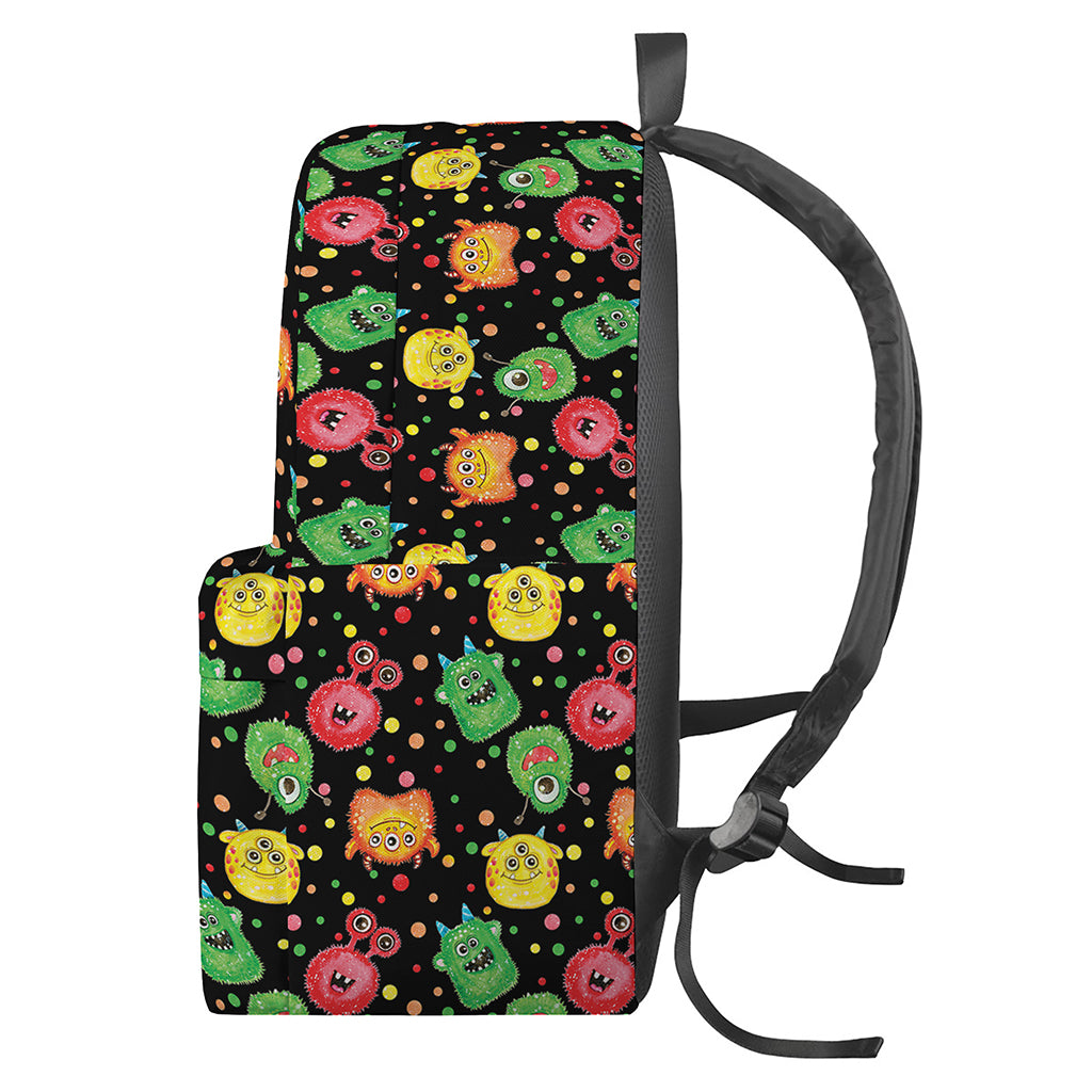 Little Monster Pattern Print Backpack
