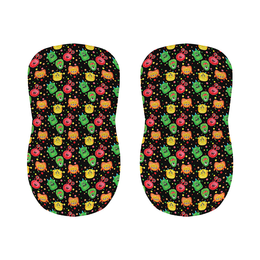 Little Monster Pattern Print Bar Stool Covers