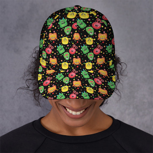 Little Monster Pattern Print Baseball Cap