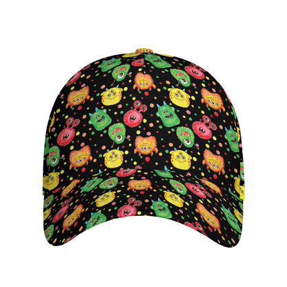 Little Monster Pattern Print Baseball Cap