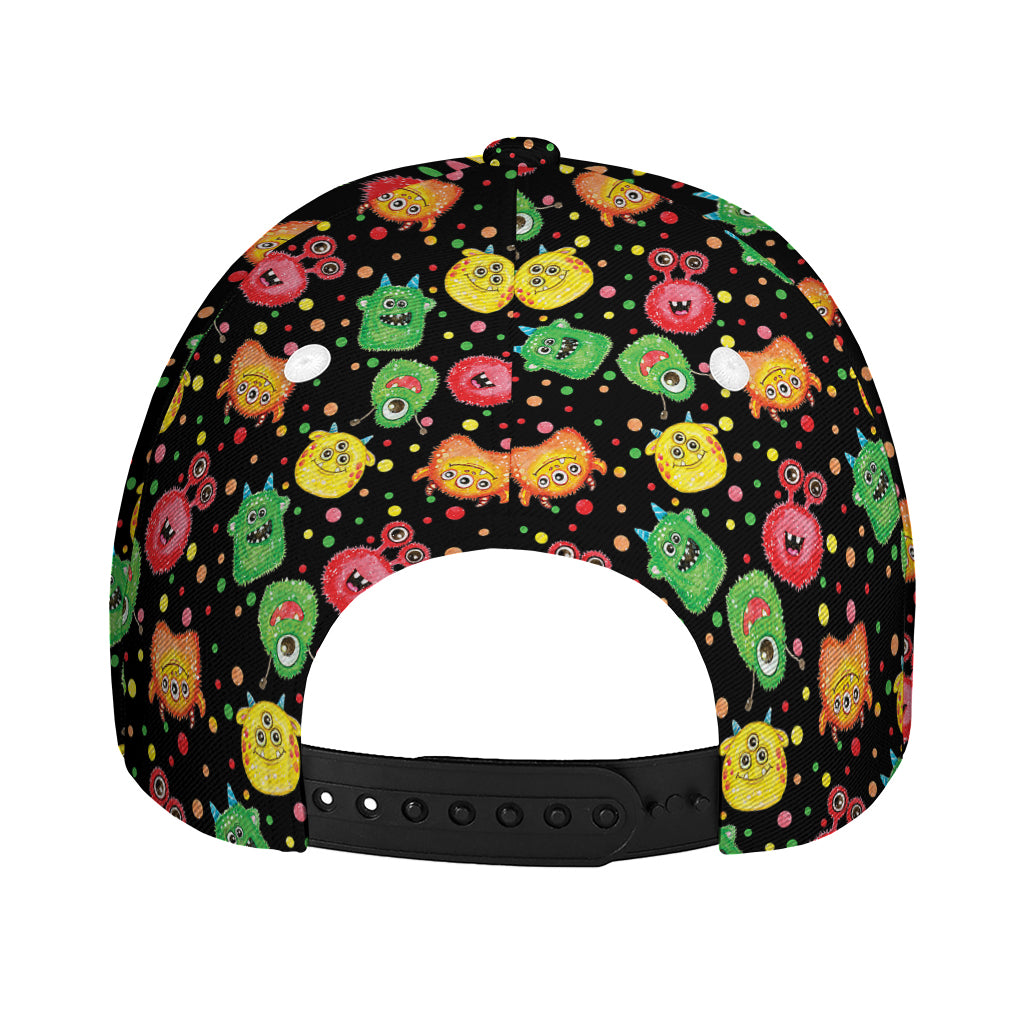 Little Monster Pattern Print Baseball Cap
