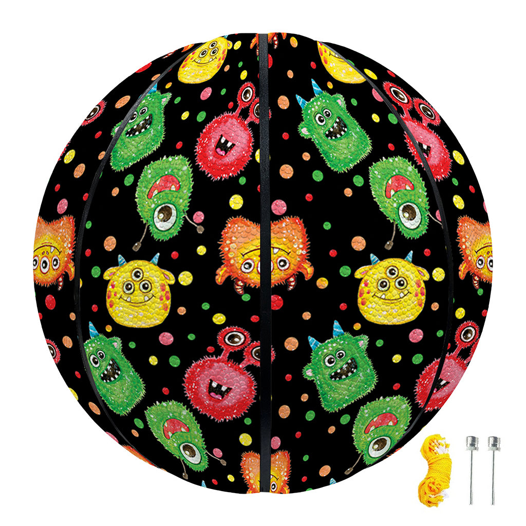 Little Monster Pattern Print Basketball
