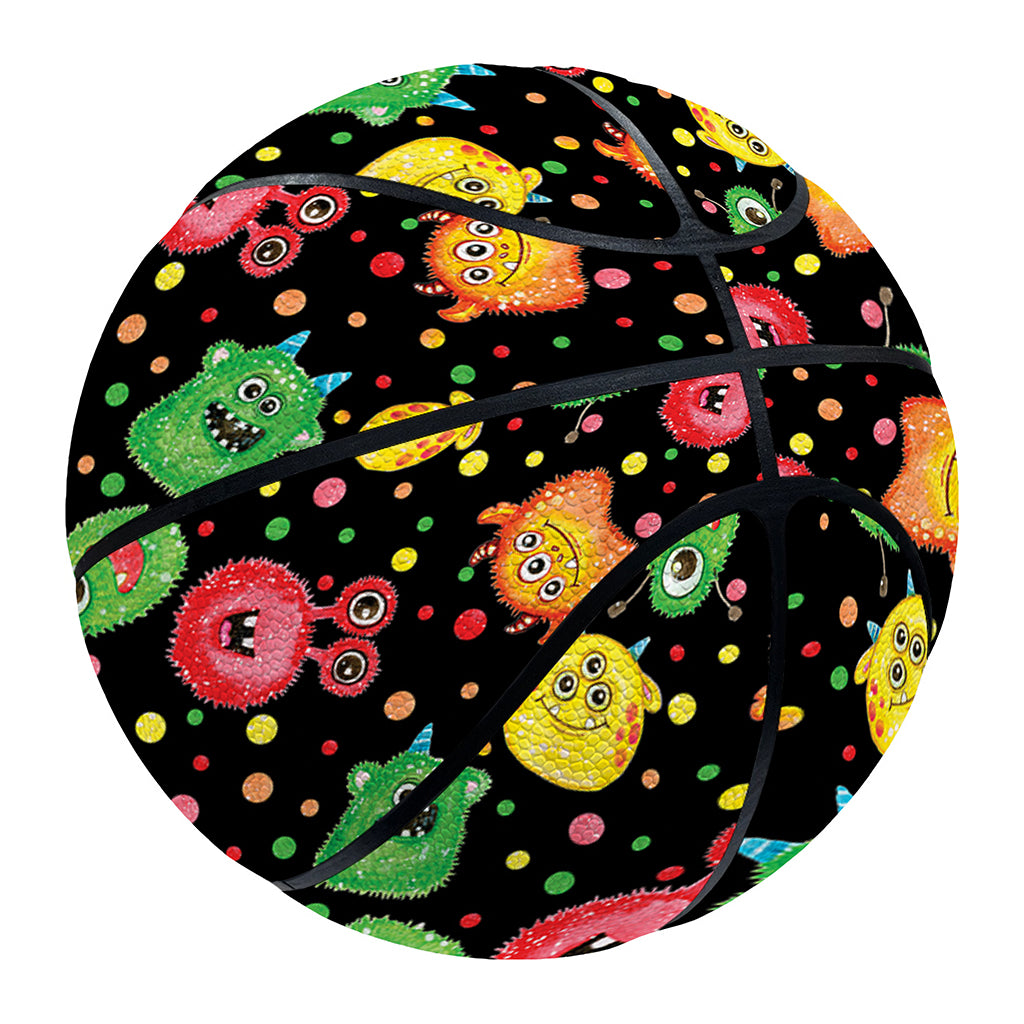 Little Monster Pattern Print Basketball