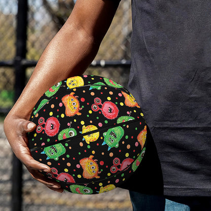 Little Monster Pattern Print Basketball