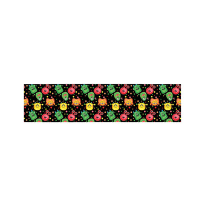Little Monster Pattern Print Bed Runner