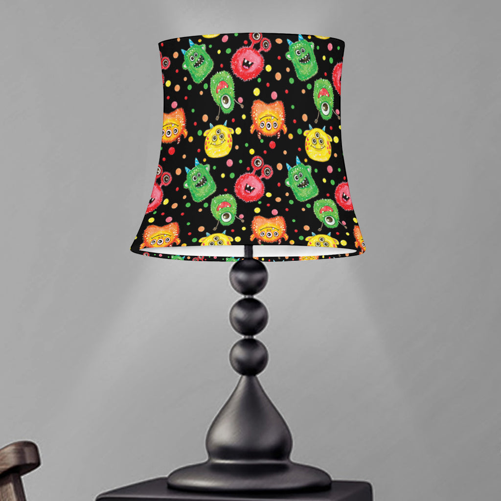 Little Monster Pattern Print Bell Lamp Shade