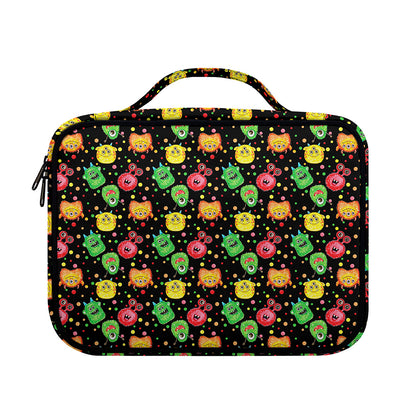 Little Monster Pattern Print Briefcase Bible Bag