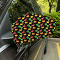 Little Monster Pattern Print Car Side Mirror Covers
