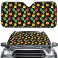 Little Monster Pattern Print Car Windshield Sun Shade