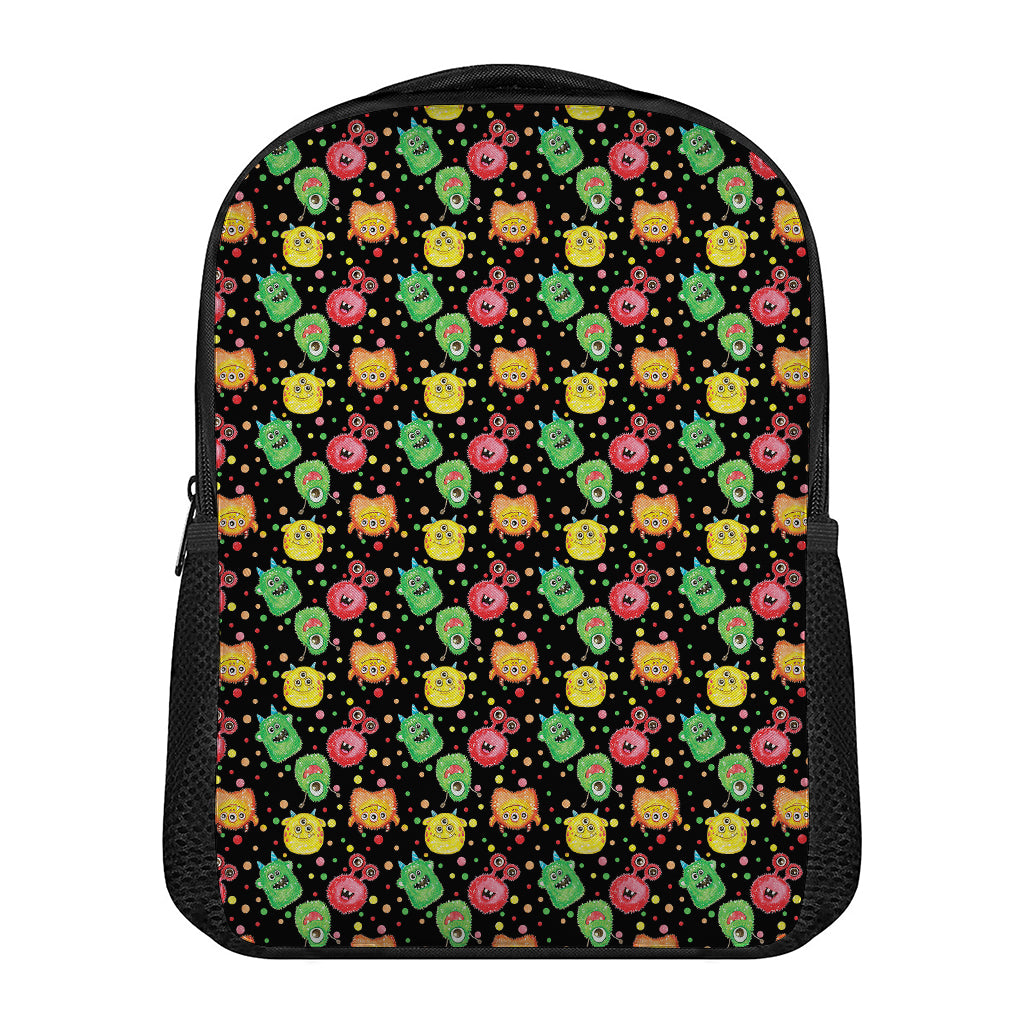 Little Monster Pattern Print Casual Backpack