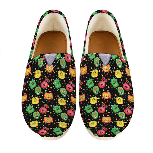 Little Monster Pattern Print Casual Shoes