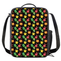 Little Monster Pattern Print Crossbody Lunch Bag
