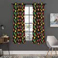 Little Monster Pattern Print Grommet Curtain Panels