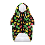 Little Monster Pattern Print Dog Zip Up Hoodie