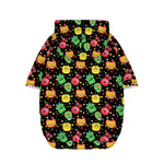 Little Monster Pattern Print Dog Zip Up Hoodie