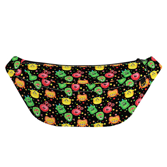Little Monster Pattern Print Fanny Pack