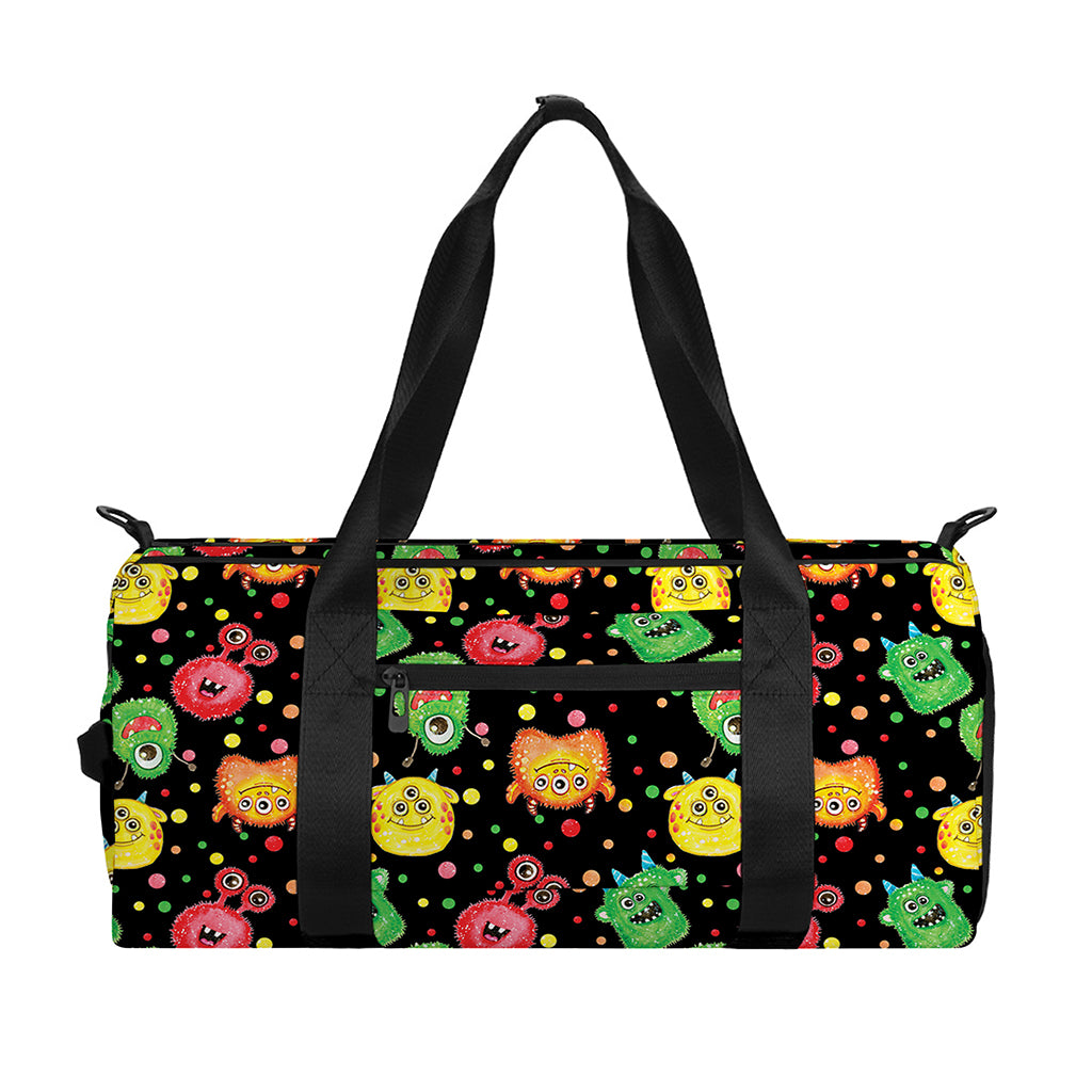 Little Monster Pattern Print Gym Bag