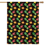 Little Monster Pattern Print House Flag