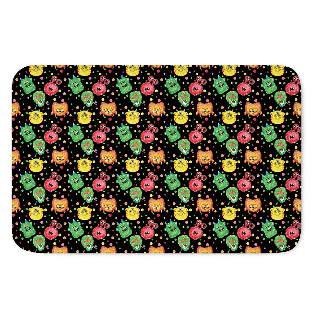 Little Monster Pattern Print Indoor Door Mat