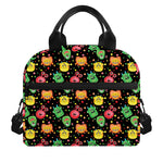 Little Monster Pattern Print Insulated Lunch Bag